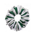 Spirit Pomchies  Ponytail Holder - Bottle Green/Perla Silver/White